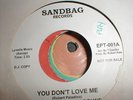 NORTHERN SOUL EPITOME OF SOUND YOU DONT LOVE ME PROMO SANDBAG