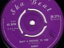 DANDY/SKINHEAD REGGAE/SKA BEAT JB273/1967/RUDY A MESSAGE TO YOU..EX....LISTEN