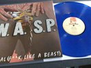 Wasp Animal (F**k Like A Beast) Music For Nations Lp Blue Vinyl Rare