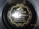 KING OLIVER  & HIS ORCHESTRA b/w JELLY ROLL MORTON ON U.S. VICTOR 78 RECORD