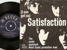 THE ROLLING STONES SATISFACTION EXPORT 45+PS 1965 SPELLING MISTAKE MOD FREAKBEAT
