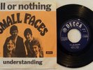 SMALL FACES ALL OR NOTHING DANISH PS+45 1966 MOD BEAT FREAKBEAT PSYCH