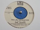 RARE SOUL 45 -  Northern - Earl Jackson Soul Self Satisfaction Promo MINT