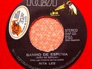 VERY RARE 45 DICESA EL SALVADOR RED VINYL ?RITA LEE? SAUDE BANHO DE ESPUMA