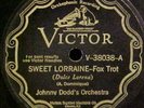 Johnny Dodds Orchestra    78 rpm Jazz Record   Victor 38038   E+Plus