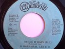 MODERN SOUL 45-GENERAL LEE-WE DID IT BABY Pt.1&2