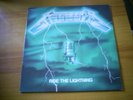 METALLICA Ride the lightning RARE FRENCH LP GREEN COVER