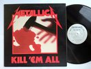 Metallica - Kill 'Em All LP - Megaforce - MRI 069 VG++ Vinyl