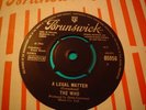 UK BRUNSWICK - THE WHO - A LEGAL MATTER - EX