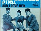 BEATLES- AND I LOVE HER,CAPITOL,ORIGINAL PICTURE SLEEVE ONLY DIE-CUT TAB TOP