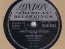 CHUCK BERRY - Sweet Little Sixteen / Reelin' And Rockin' 78 rpm disc
