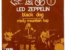 Led Zeppelin - Black Dog b/w Misty Mountain Hop 1971 Holland only PS 45 VG++