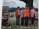 BEATLES VERY RARE PENNY LANE SWEDEN EP STRAWBERRY FIELDS PARLOPHONE GEOS 265