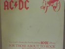 AC/DC  ' FOR THOSE ABOUT TO ROCK '  SPECIAL PROMOTIONAL EDITION 1981