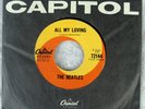 BEATLES-ALL MY LOVING,CAPITOL,SWIRL,RARE ORIGINAL CANADIAN 45 W/FACTORY SLEEVE
