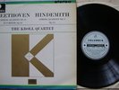COLUMBIA SAX 2520 b/s ED.1: BEETHOVEN/HINDEMITH - KROLL QUARTET