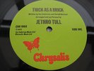 Jethro Tull THICK AS A BRICK UK LP A3U/B2U 3-4 PLAY EVER 100% MINT MINUS/ MINT