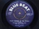 ROLAND ALPHONSO / SHINERS = 1962 UK R&B = NR MINT = Four Corners Of The World /