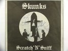 Skunks Scratch n Sniff signed by 3 members 45 LP record 1980's RARE