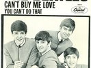 Beatles CAN´T BUY ME LOVE US pic sleeve  FREE SHIPPING