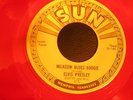 Elvis Presley SUN 215 MILKCOW BLUES BOOGIE 45rpm RED Colored Vinyl Record 1970s
