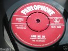 BEATLES LOVE ME DO ORIG 62' UK 1st ISSUE RED LABEL PARLOPHONE  V/G +