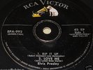 ELVIS PRESLEY with A SMALL Lp HOLE 1956 EPA-992 45 EP w/ PICTURE SLEEVE VG++