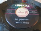 1958 ROCKABILLY 45 CAROLE & CONNIE HALDEMAN RAY STANLEY EDDIE COCHRAN IMPERIAL