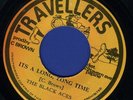 2012  BLACK ACES-ITS A LONG LONG TIME-TRAVELLERS-REGGAE 45 7