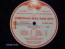 RARE CHRISTMAS SEALS PROMO LP RADIO SPOTS AND SHOWS, 3 LP SET, RCA, 1955