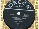BOBBY HELMS 1957 R&R  Christmas 78 Jingle Bell Rock (Fine playing scuffy V+)