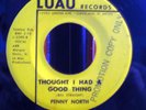 Penny North Thought I Had a Good Thing Luau Promo listen Rare Ohio Northern