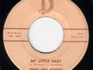 ROCKABILLY 45 JIMMY AND JOHNNY MY LITTLE BABY D 1089 holly sound