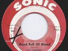 THE STARFIRES   HAND FULL OF BLOOD / RE-ENTRY   SONIC # 7163 45 LISTEN