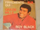 ROY BLACK CANTA ITALIANO - RARE ITALIENSINGLE 1966