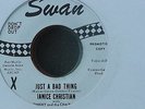 Soul 45 Janice Christian with Johnny and the Charmers - Just a bad thing HEAR