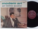 ART PEPPER Modern Art SCORE LP