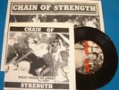 CHAIN OF STRENGTH 7in What Holds Us Apart Rejected Mix sxe gorilla biscuits 1st