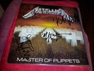 Metallica Signed Master Of Puppets 1986 Cliff Burton