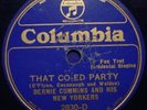 BLUE WAX COLUMBIA 2830 BERNIE CUMMINGS NEW YORKERS and THE CAVALIERS