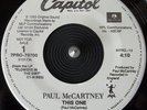 Paul McCartney THIS ONE 45 RARE promo 7PRO-79700 only 500 printed VG++ Beatles