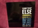 Cannonball Adderly SOMETHIN' ELSE origiinal Blue Note 47 W. 63rd NYC LP MONO