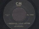 Rockabilly 45:  ROY HOLLAWAY  I Recieved Your Letter //  ROCKABILLY