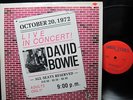 RARE / Rarest David Bowie LP Live in Concert 1972 Moon Child Records Adults only