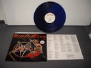 SLAYER SHOW NO MERCY LP BLUE MARBLE VINYL LIMITED EDITION # 090/100  