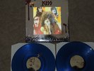 KISS - BLOOD & FIRE  2 LP's blaues Vinyl  3 D FOC