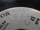 ELVIS PRESLEY -45   PROMO - AUTOGRAPHED - I'M YOURS -  RARE