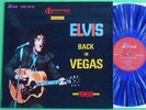 ELVIS PRESLEY, Back In Vegas, Ltd. Coloured (Blue Splattered) Lisa Vinyl LP