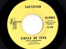 Northern Soul 45 CIRCLE OF FIVE Satisfied/Melting Pot A/S HEAR