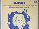 MILTON THOMAS viola BACH 6 UNACCOMPANIED SUITES RARE 3LPs boxset